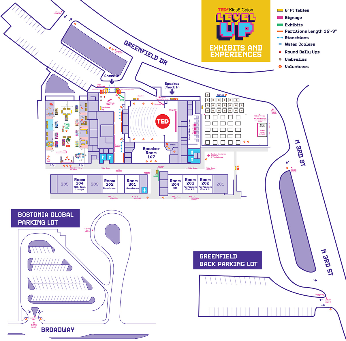 TExKidsElCajon 2025 Venue Map TExKidsElCajon 2025 Venue Map